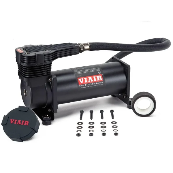 Viair Single 485 VMS High Performance Compressor, 200 Psi / 2.24 Cfm - Chrome (485SP)