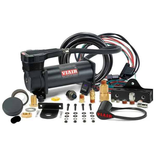 Viair Single 485 VMS High Performance System, 200 Psi / 2.24 Cfm - Stealth Black (485SB01)