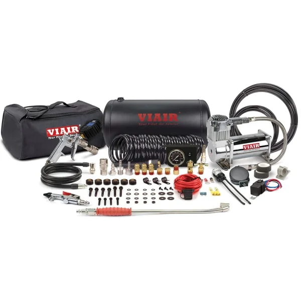 VIAIR Trail Finder 150 PSI Heavy Duty Onboard Air Kit with Accessories (50023)