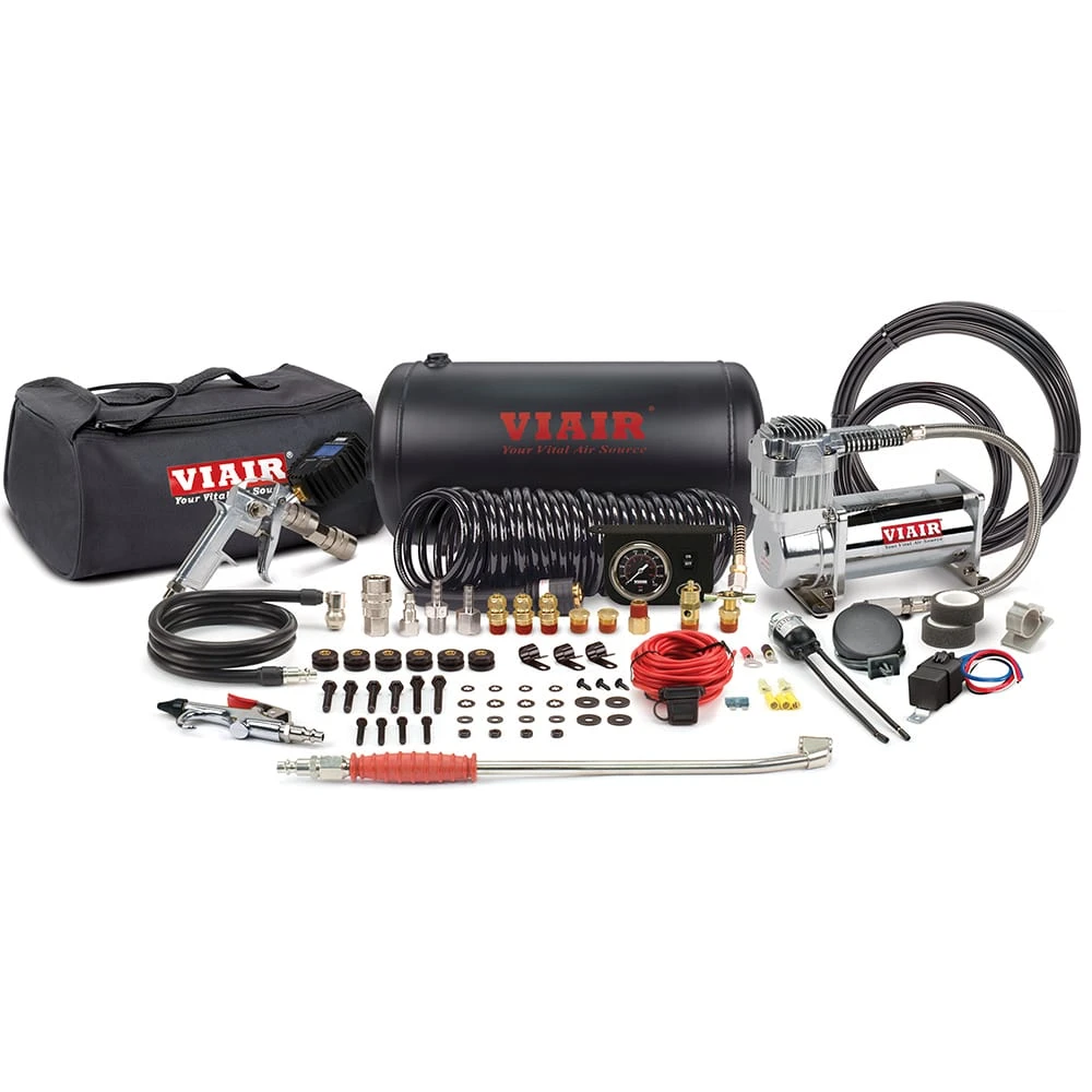 VIAIR Trail Finder 150 PSI Heavy Duty Onboard Air Kit with Accessories (50023)