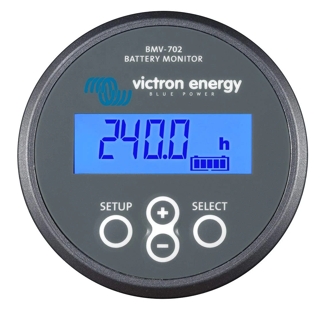 Victron BAM010702000R Energy BMV-702 Battery Monitor (Grey), Retail