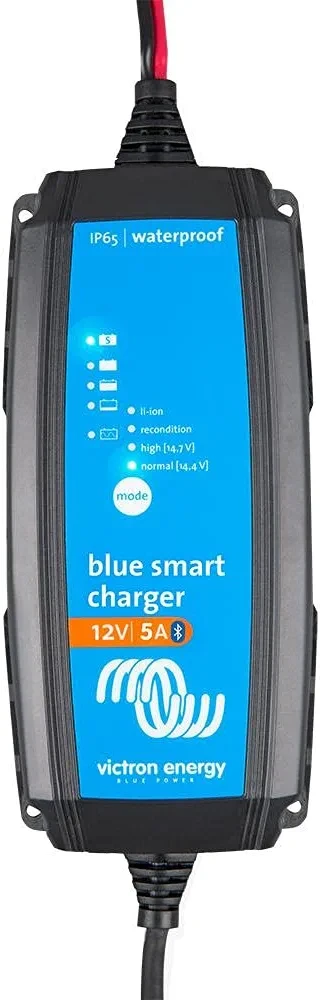 Victron BPC120531104R Blue Smart IP65 Charger 12/5(1) 120V NEMA 1-15P Retail