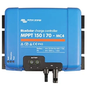 Victron Energy Bluesolar MPPT Mc4 150V 70 Amp 12/24/36/48-Volt (SCC010070300)