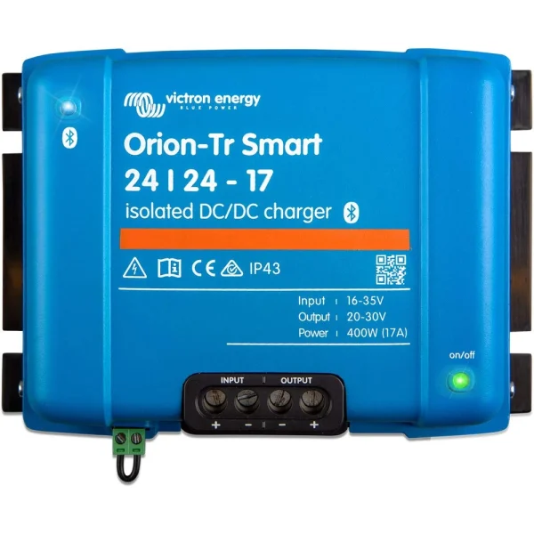 Victron ORI242440120* Energy Orion-Tr Smart 24/24V 17 amp 400-Watt DC-DC Charger