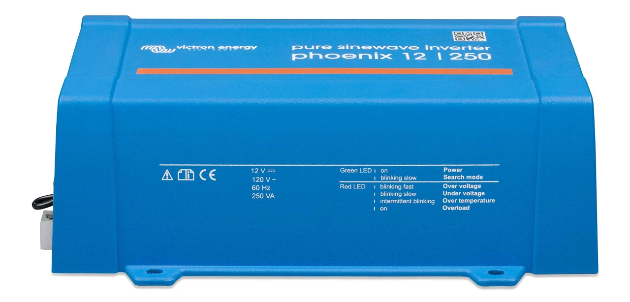 Victron Energy Phoenix 250VA 12V 120V Pure Sine Wave Inverter (PIN122510500) — product image 2