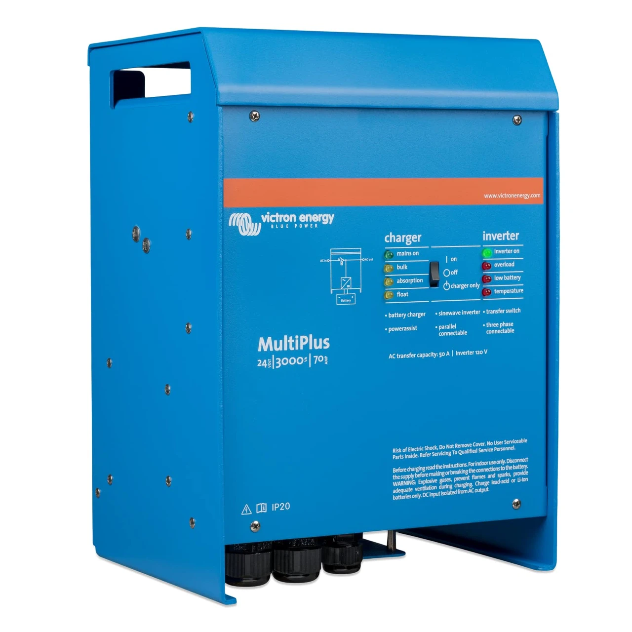 Victron MultiPlus 24/3000/70-50 120V VE.Bus Inverter Charger (PMP243021102) — product image 2