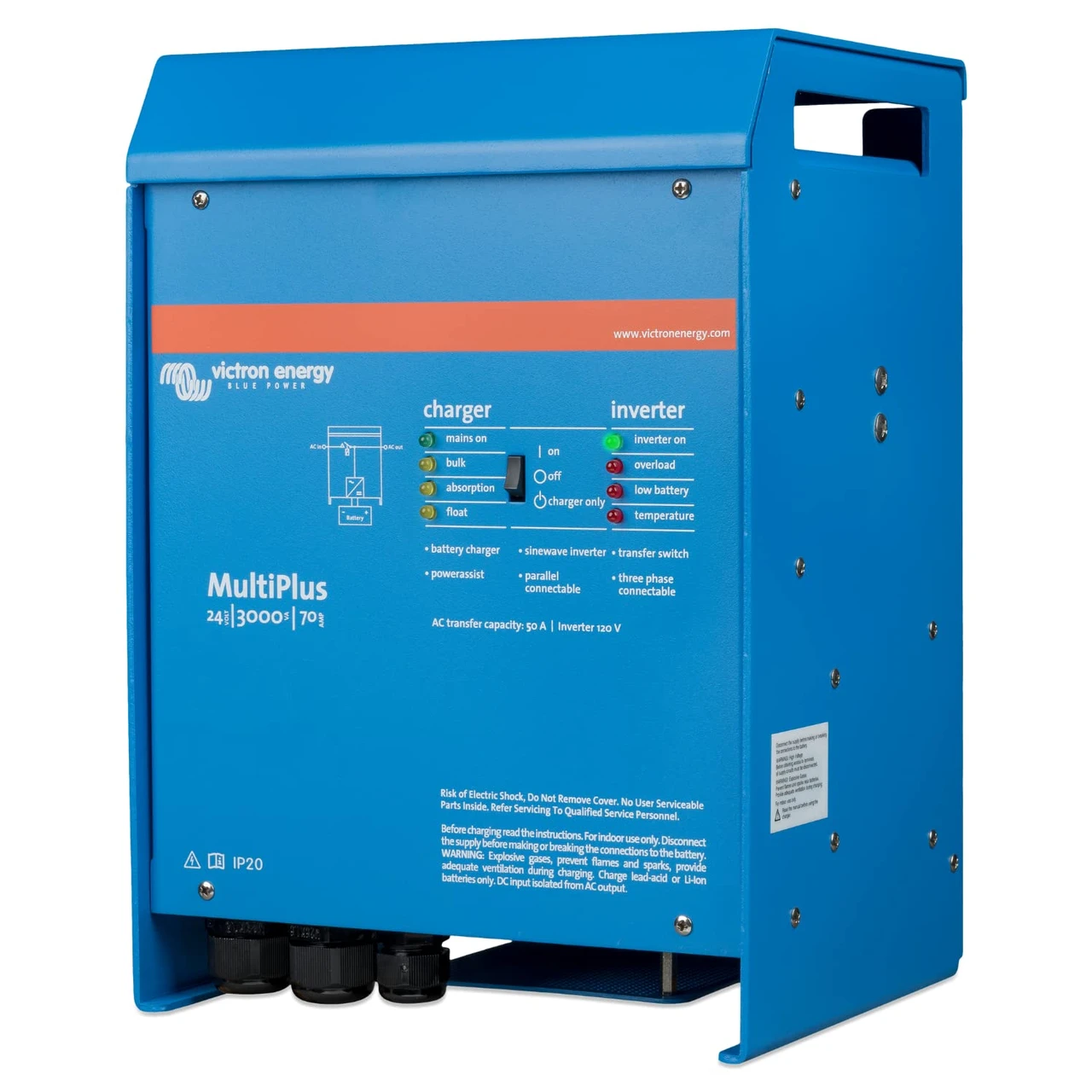 Victron MultiPlus 24/3000/70-50 120V VE.Bus Inverter Charger (PMP243021102) — product image 3
