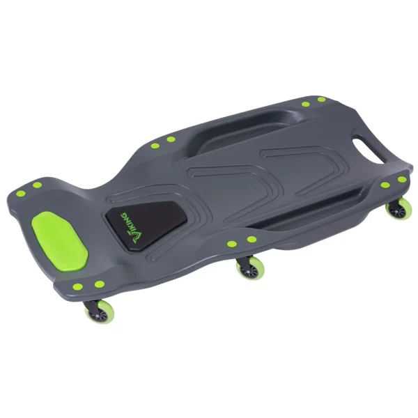 Viking 42" Mechanic's Creeper - Low Profile Ergonomic Design with Padded Headrest - Heavy Duty (57100)