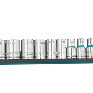 VIM Tools 10 Pc. 1/4'' Dr. SAE Socket Set with 8" Magrail (S400)