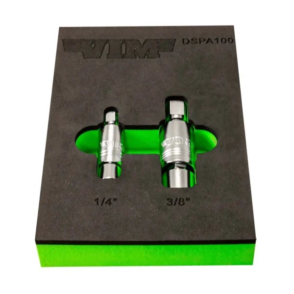VIM Tools 2-Piece Dual Swivel Pinless Adapter Set (DSPA100)
