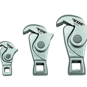 VIM Tools 3 Pc. Spring Loaded Crowfoot Wrench Set (1/4", 3/8", 1/2") (SCF100)