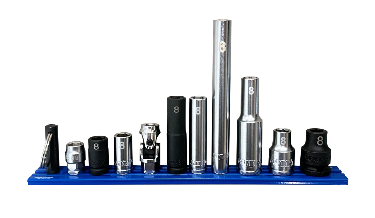 VIM Tools 8mm Socket Master Set 10 Pc (8X10)