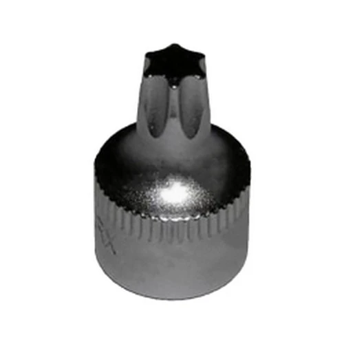 VIM Tools 1/2" Cut T10 Torx Driver, 1/4" Sq Dr, 3/4" Oal, S2 Steel (HCT10-04)