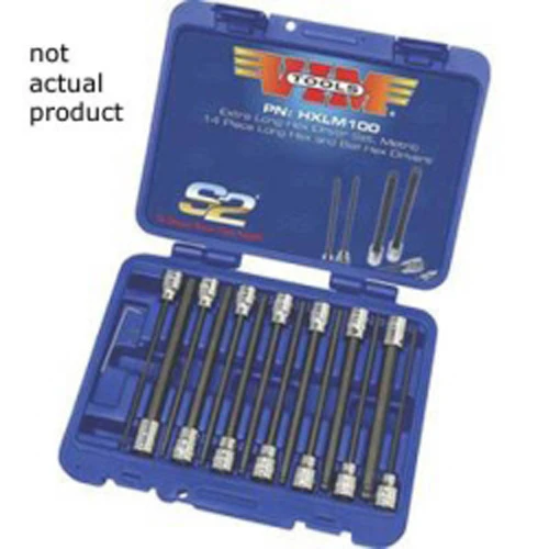 VIM Tools 4mm 3/8" Sq Drive Holder 6" OAL (HXLM104)
