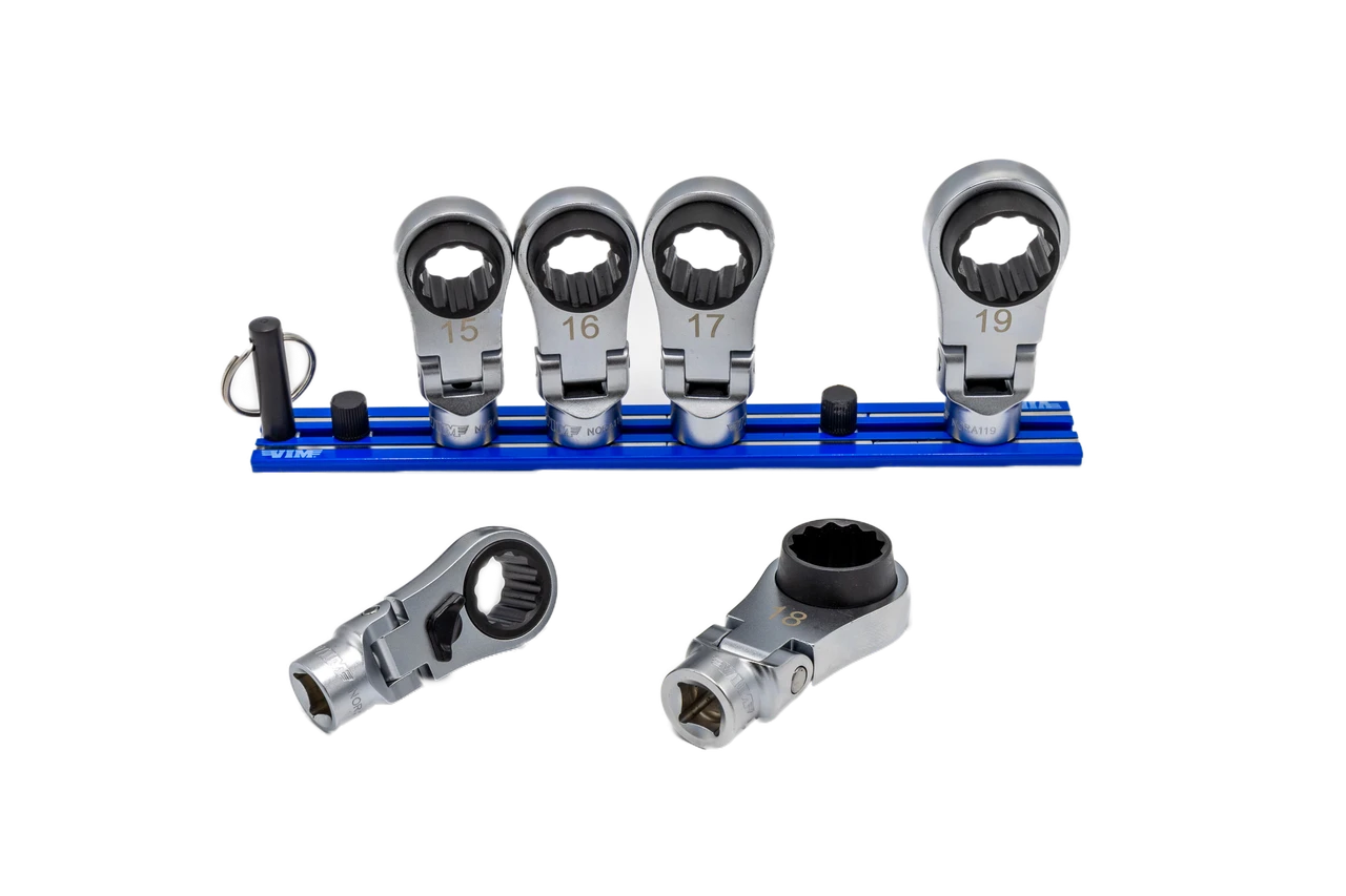 VIM Tools Nano Flex Ratcheting Attachment Set 14–19mm (NORA150XL) — product image 4