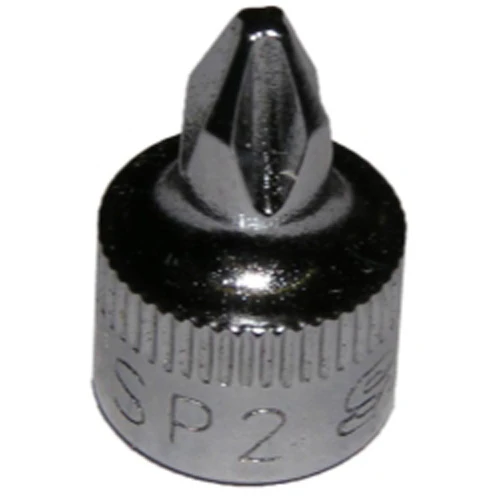 VIM Tools Stubby Phillips Driver with P2 Tip & 1/4" Square Drive (SP2)