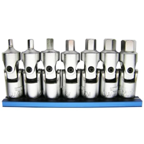 VIM Tools 7-Piece Universal Joint Metric Hex Driver Set (UJM400)