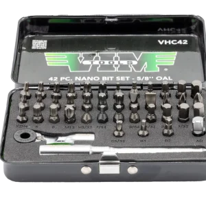 VIM Tools VHC42 Nano Bit Set 42 Pc – 5/8" OAL (VHC42)