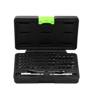 VIM Tools 77-Piece Stubby Bit Set with Half Cut Design (VHC77)