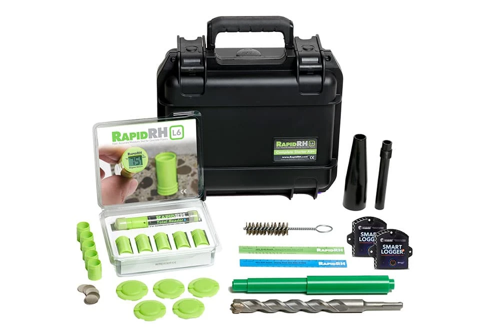 Wagner Meters Concrete Moisture Test Kit+ RH L6 (°F) (880-R0002-012)
