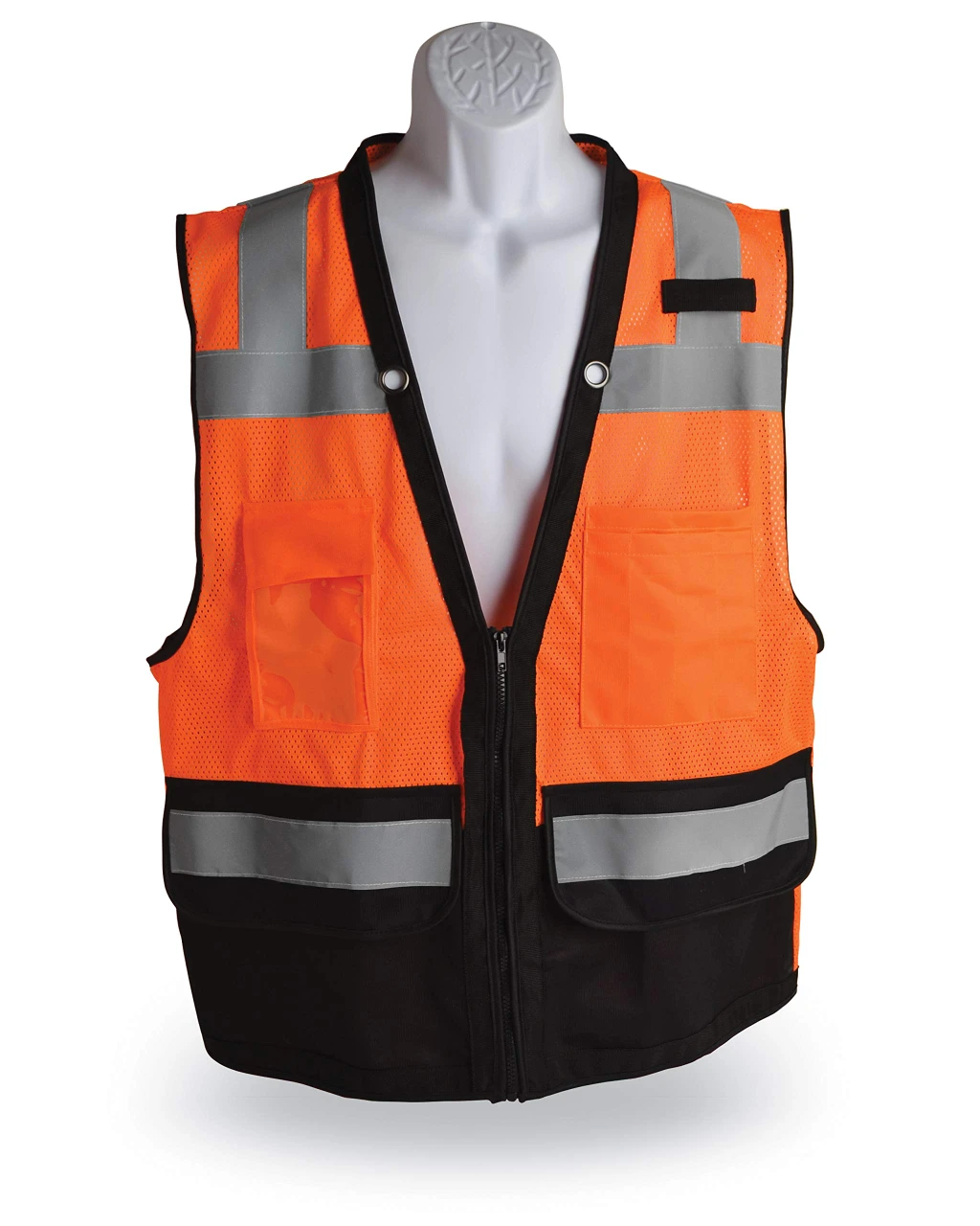 Walkers Safety Surveyor Safety Vest - Orange/Black (X-Large) (GWP-SF-VSUR-OR-XL) — product image 2