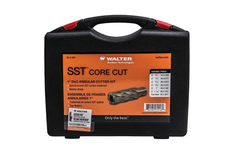 Walter SST Core Cut Weldon Shank 1" Cutter Kit (05A991)