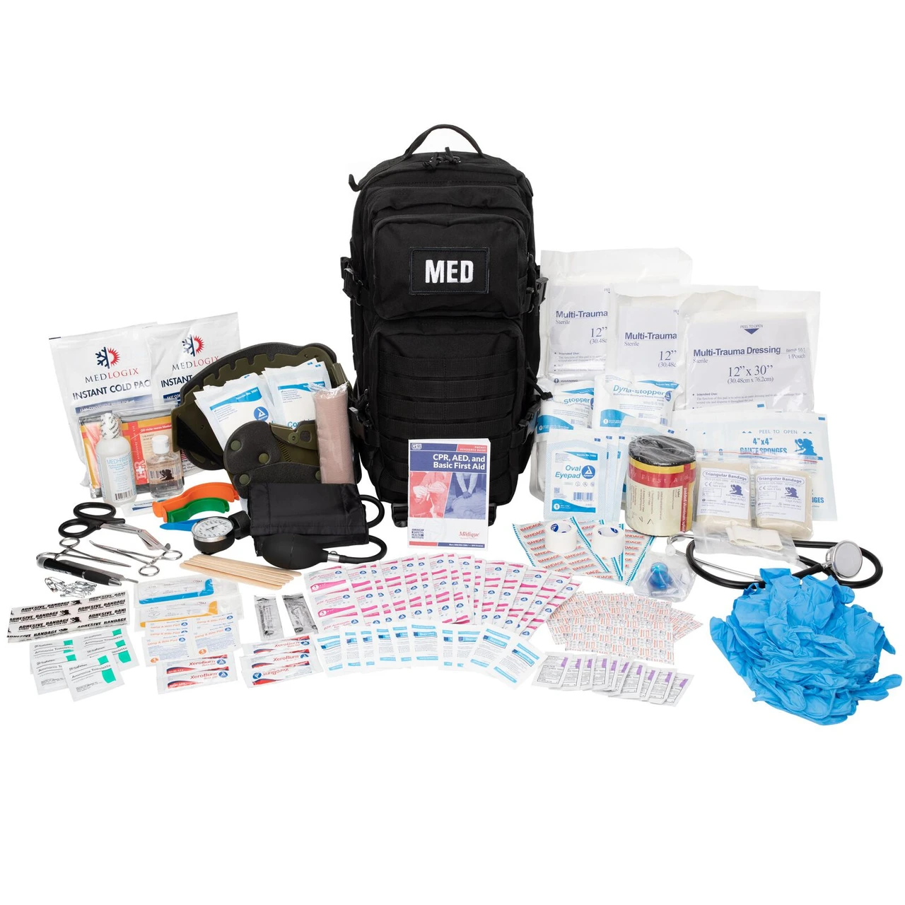 Wavian USA First Aid Full Tactical Trauma Kit | Black (FA138BLACK) — product image 2