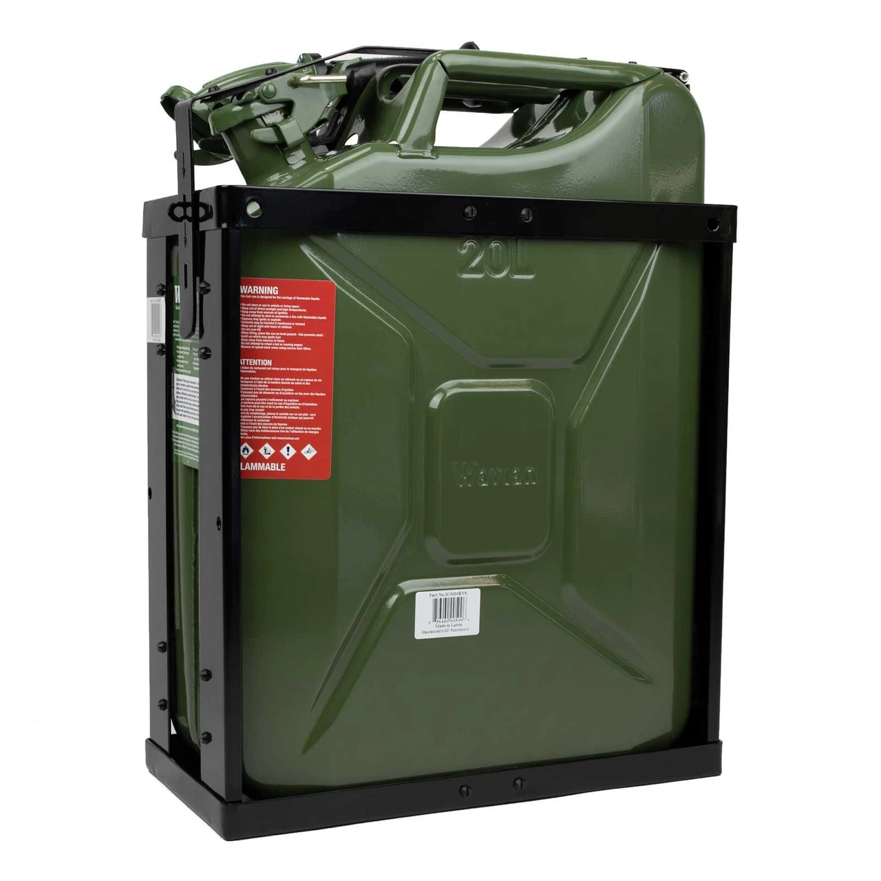 Wavian USA Fuel Can Holder Top Loading