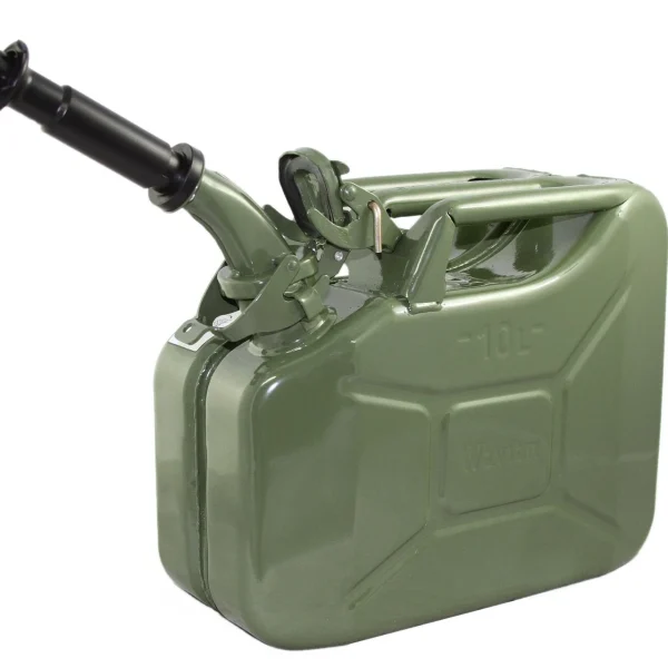 Wavian USA Gas Can OD Green 10 Liter w/Nozzle (3014)
