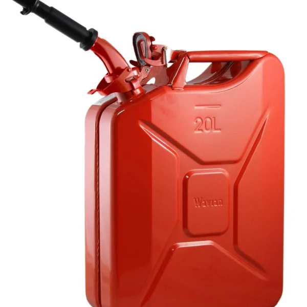 Wavian USA Gas Can Red 20 Liter w/Nozzle (3009)