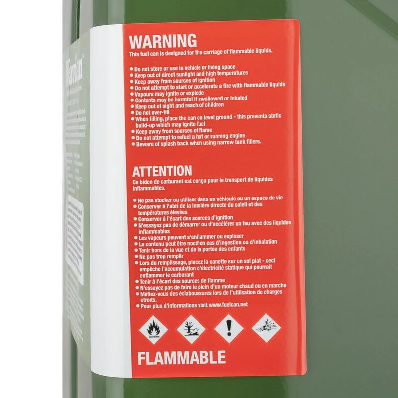 Wavian USA Gas Can Red 20 Liter w/Nozzle (3009) — product image 6