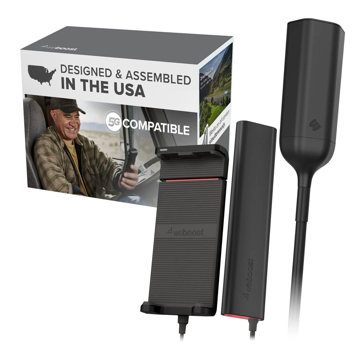 weBoost Drive Sleek Otr - Cell Phone Signal Booster For Trucks (470235)