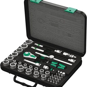 Wera 8100 SB 2 Zyklop 3/8" Metric Ratchet Set, 43 Pieces (05003594001)