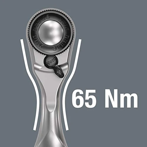 Wera Zyklop Mini 3 Ratchet 1/4″ Drive 87 mm (05003793001) — product image 2
