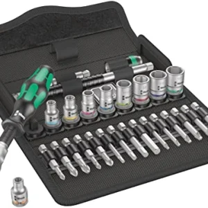 Wera Zyklop Speed Ratchet Set 28-Piece 1/4″ Drive (05004019001)