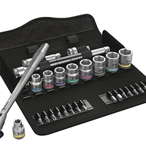 Wera 8100 SB 11 Zyklop 3/8" Drive Ratchet Set, SAE, 29-Piece (05004051001)