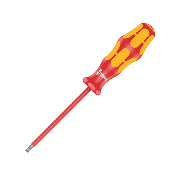 Wera 160 i VDE Insulated Slotted Screwdriver 6.5 × 200 mm (05006126001)
