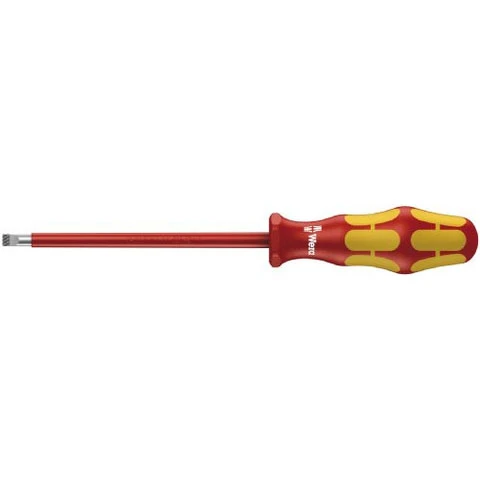 Wera 162i VDE Insulated Slotted Screwdriver 5/16" × 7" (05006130001)