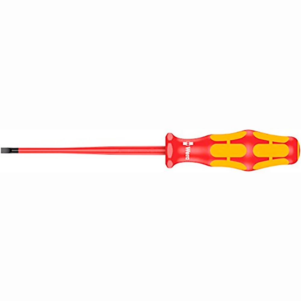 Wera 160iS VDE Insulated Slotted Screwdriver 0.6 × 3.5 × 100 mm (05006440001)