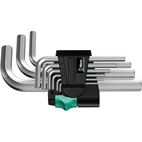 Wera 950/9 Hex-Plus Metric Chrome L-Key Set (05021406001)