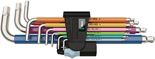 Wera L-Key Set 3950 SPKL/9 SM Metric Stainless Steel (05022669001)