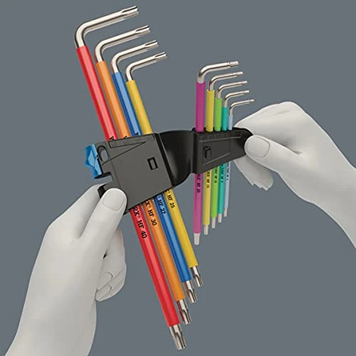 Wera 3967/9 TX SXL Multicolour HF Stainless 1 L-Key Set (05022689001) — product image 4
