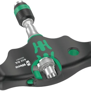 Wera 416 RA T-Handle Bitholding Screwdriver with Ratchet (05023461001)