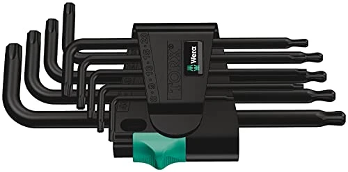 Wera 967 PKL Torx L-Key Set, BlackLaser 9-Piece (05024242001)