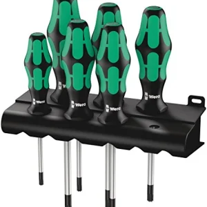 Wera 367/6 Torx Screwdriver Set & Rack (05028062001)