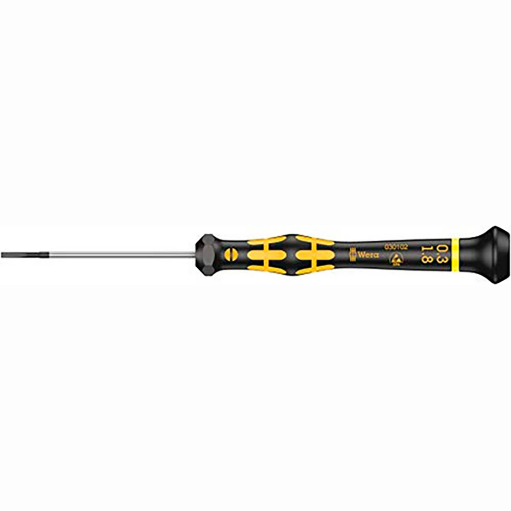Wera 1578 A ESD Slotted Screwdriver 0.30x1.8x60mm (05030102001)