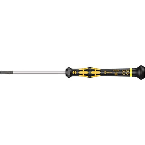 Wera 1578 A ESD Kraftform Micro Slotted Screwdriver 0.50 x 3.0 x 80mm (05030105001)