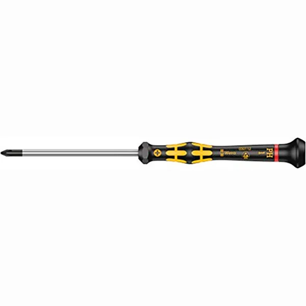 Wera 1550 PH ESD Slotted Micro Screwdriver, PH 1 × 80 mm (05030112001)