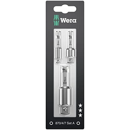 Wera Screwdriver Extension Bits Set (05073200001)