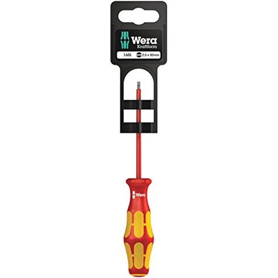 Wera 160 I SB VDE Slotted Screwdriver 0.4×2.5×80 mm (05100000001)